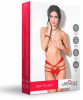 Трусики с разрезом красные паутинка XS/S, 40-42 || 