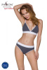 Спортивные трусики-стринги Passion PS007 PANTIES dark grey, size S || 