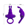 Эрекционное виброкольцо Vibrant penis ring I, Violet || 