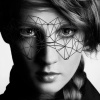 Маска на лицо Bijoux Indiscrets - Kristine Mask, виниловая, клеевое крепление, без завязок || 