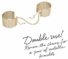 Наручники Bijoux Indiscrets Desir Metallique Handcuffs - Gold, металлические, стильные браслеты || 