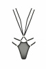 Открытое боди из стреп MEGGY black XXL/XXXL - Passion Exclusive || 