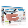 Страпон двойной с вибрацией Unisex Hollow Strap On Vibrating || 