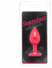 Анальная пробка Pink Silicone Light Pink, S || 