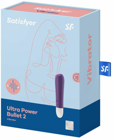 Вибропуля перезаряжаемая Ultra Power Bullet 2 Violet || 