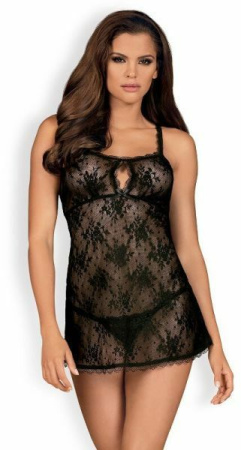 Сорочка Obsessive Behindy babydoll & thong L/XL