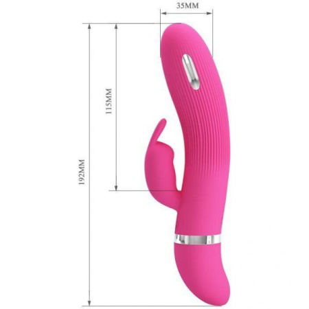 Вибромассажер с электростимуляцией Ingram, Pink || 