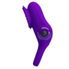 Эрекционное виброкольцо Vibrant penis ring II, Violet || 