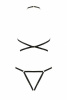 Портупея-боди из стреп IVENA black S/M - Passion Exclusive || 
