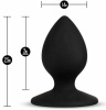Анальная пробка TEMPTASIA SLUT PLUG BLACK || 
