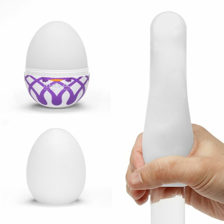 Мастурбатор-яйцо Tenga Egg Mesh с сетчатым рельефом || 