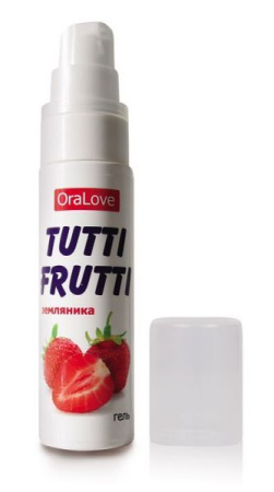 Съедобная смазка OraLove tutti-frutti Земляника, 30 г || 