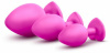 Набор анальных пробок LUXE BLING PLUGS TRAINING KIT PINK || 