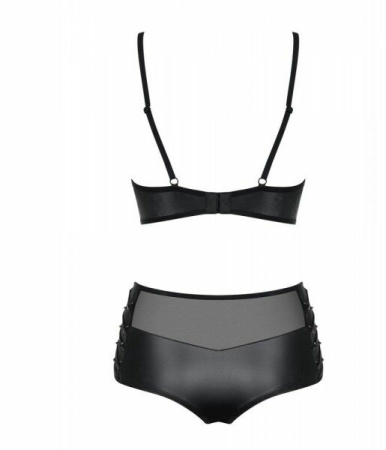 Комплект Obsessive Leatheria 2-pcs set black L/XL || 