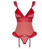 Корсет Obsessive 863-COR-3 corset & thong S/M || 