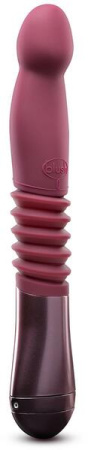 ВибраторTEMPTASIA TRIXIE THRUSTING DILDO WINE || 