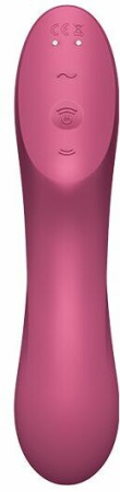Вакуумный стимулятор с вибрацией Satisfyer Curvy Trinity 3 Red || 