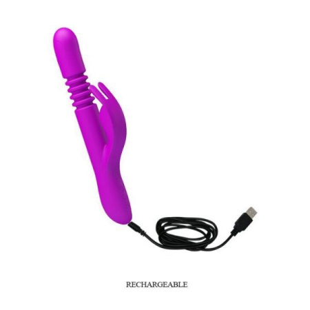 Вибромассажер с поступательным движением Donahue, Purple || 