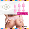 Набор силиконовых анальных пробок FeelzToys - Bibi Butt Plug Set 3 pcs Pink || 