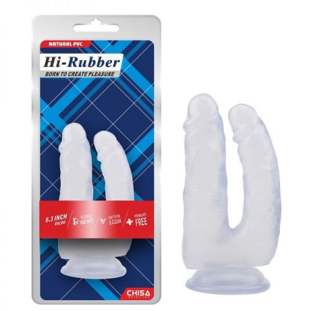 Фаллоимитатор двойной 6.3 Inch Dildo, Clear || 