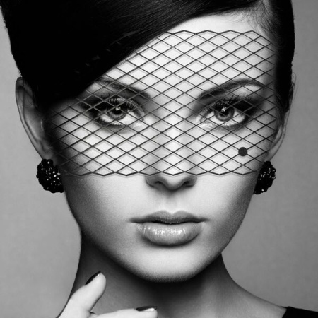 Маска на лицо Bijoux Indiscrets - Louise Mask, виниловая, клеевое крепление, без завязок || 