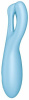 Клиторальный смарт вибратор Satisfyer Threesome 4 Blue с тремя пальчиками || 