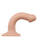Насадка для страпона Strap-On-Me Dual Density Dildo Flesh S, диаметр 2,7см, двухслойная, гибкая || 