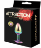 Металлическая анальная пробка MAI Attraction Toys №72 RAINBOW || 