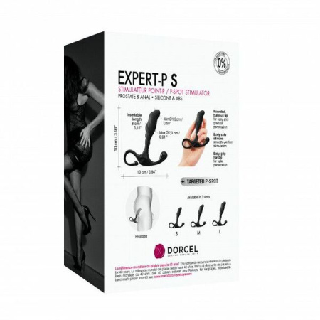 Ручной эргономичный массажер простаты Dorcel Expert P size S || 