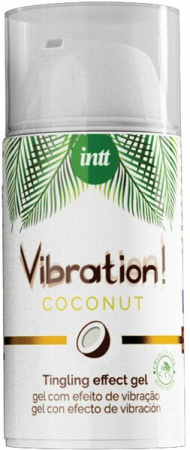 Жидкий вибратор Intt Vibration Coconut Vegan (15 мл) || 