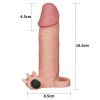 Насадка с вибрацией Add 2" Vibrating Penis Sleeve, Flesh || 