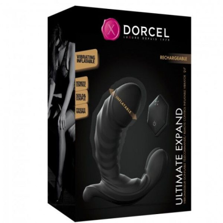 Универсальный вибратор с надувающимся стволом Dorcel ULTIMATE EXPAND || 
