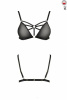 Бюстгальтер-стрепы MEGGY BRA black L/XL - Passion Exclusive