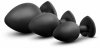 Набор анальных пробок LUXE BLING PLUGS TRAINING KIT BLACK || 
