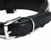 Ошейник Leather Crystal Diamonds, Black || 