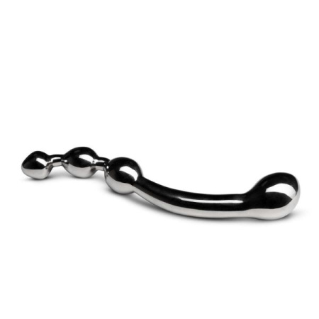 Металлический анально-вагинальный стимулятор Sinner Gear Unbendable Metal Anal Dildo || 