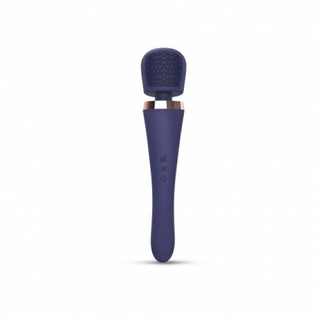 Вибромассажер с силиконовой щеточкой Love to Love Brush Crush - Midnight Indigo || 