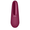 Вакуумный клиторальный стимулятор Satisfyer Curvy 1+ Rose Red с управлением через интернет || 
