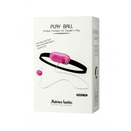 Виброяйцо Adrien Lastic Playball для стимуляции точки А, с турборежимом, крепление к ноге || 