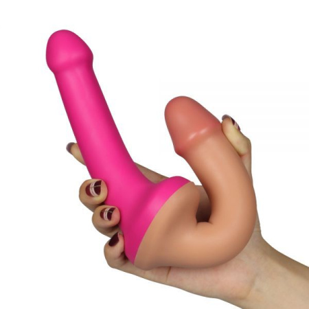 Страпон двойной 12.5" Double Dildo, Flesh+Pink || 