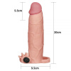 Насадка с вибрацией Add 3" Vibrating Penis Sleeve, Flesh || 