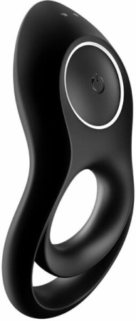 Эрекционное кольцо с вибрацией Satisfyer Legendary Duo для члена и мошонки || 