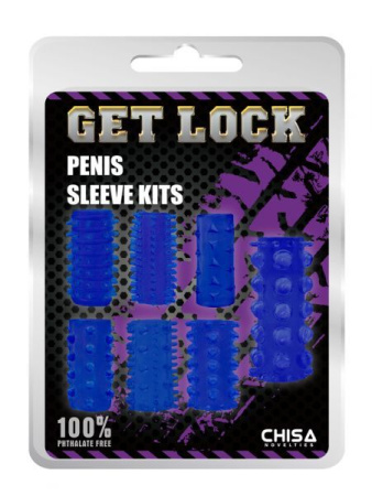 Набор насадок Penis Sleeve Kits-Blue || 