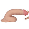 Вибромассажер 8.8" The Ultra Soft Dude, Flesh Vibrating || 