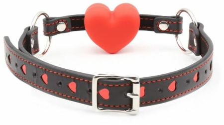 Кляп сердце Silicone Luxury Fetish || 
