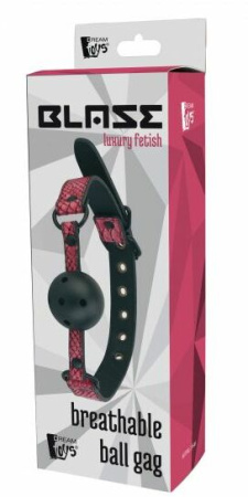 Кляп BLAZE BREATHABLE BALL GAG PINK