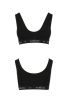 Спортивный топ с широкой резинкой Passion PS004 TOP black, size XL || 