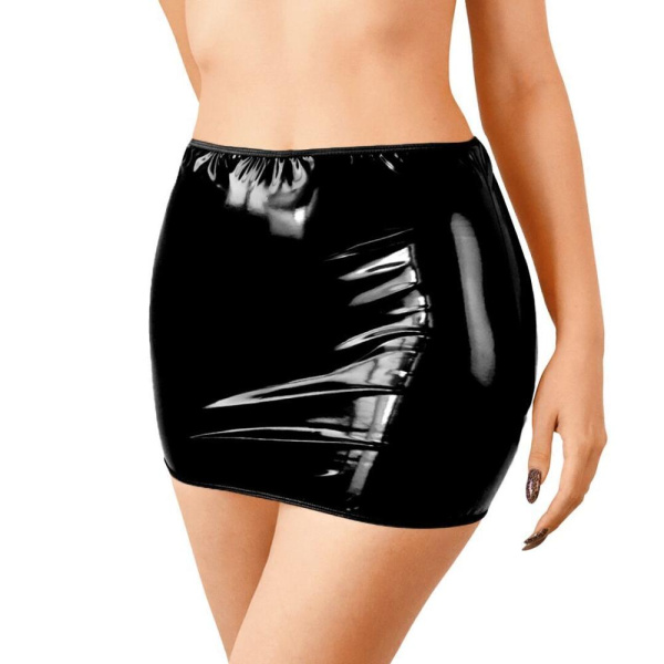 Сексуальная черная виниловая юбка Art of Sex My Love