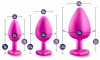 Набор анальных пробок LUXE BLING PLUGS TRAINING KIT PINK || 