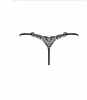 Трусики Obsessive Chiccanta thong black L/XL || 